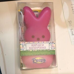 Peeps Pink Light-Up Bluetooth Speaker - Cute Bunny Design